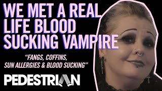 Why I Drink Blood As A Reallife Vampire  PEDESTRIANTV [upl. by Eanat]