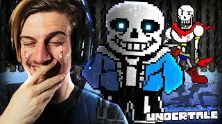 MEETING SANS amp PAPYRUS IN UNDERTALE The BEST thing [upl. by Anwahsad]