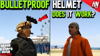 Do Bulletproof Helmets Work In GTA Online [upl. by Temme604]