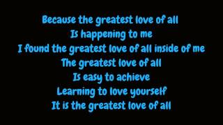 Whitney Houston  Greatest Love Of All Lyrics HD [upl. by Atilal51]