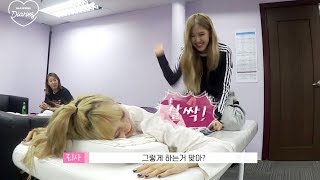 ChaeLisa Give Massage To Each Other  Rosé Lisa BLACKPINK DIARIES Ep 6 [upl. by Nurse]