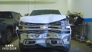 How Wrecked Cars Are Repaired  Cars Insider [upl. by Dianna72]