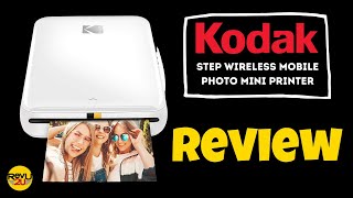 We Review the KODAK Step Wireless Mobile Photo Mini Printer [upl. by Barcot]