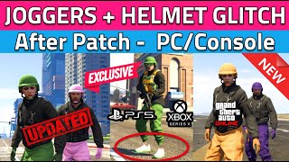 How to Get PinkGreenOrangePurple Joggers Bulletproof Helmet Glitch Job in GTA 5 Online Updated [upl. by Nedry626]