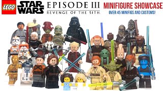 LEGO Star Wars Episode 3 REVENGE OF THE SITH Minifigure Collection Showcase [upl. by Ariaec555]