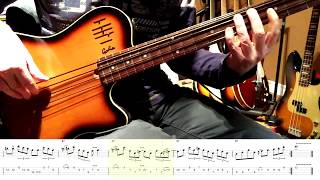 Blues Bass Solo in E with TABS [upl. by Arrim790]