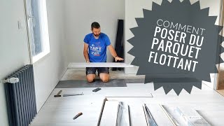 Comment poser du parquet flottant [upl. by Nickola]