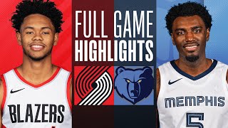 TRAIL BLAZERS at GRIZZLIES  FULL GAME HIGHLIGHTS  March 2 2024 [upl. by Elrahc]