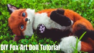 DIY Fox Art Doll Tutorial [upl. by Moran]