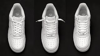 4 Cool Ways How to Lace Nike Air Force 1 Nike Air Force 1 Lacing [upl. by Ilak178]