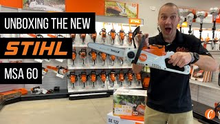 Unboxing the NEW STIHL MSA 60 [upl. by Channing]