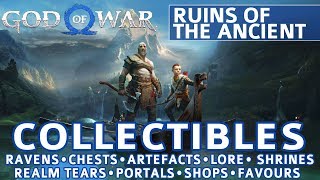 God of War  Ruins of the Ancient All Collectible Locations Purple Language Cipher Chest  100 [upl. by Griffin]