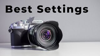 Olympus OMD EM10 MK IV  Best photography SETTINGS [upl. by Mussman421]