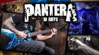 10 AWESOME PANTERA RIFFS [upl. by Stranger]