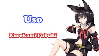 Kurokami Fubuki  嘘 Uso  SID [upl. by Lasala]