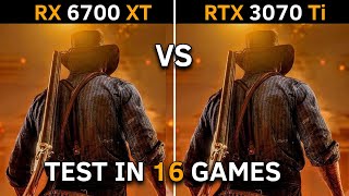 RX 6700 XT vs RTX 3070 Ti  Test In 16 Games [upl. by Lilybelle]