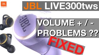 Volume Controls on JBL LIVE300 tws How to [upl. by Yslehc]