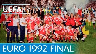 Denmark v Germany UEFA EURO 92 final highlights [upl. by Freida]