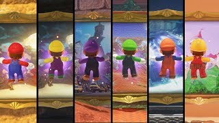 Super Mario Odyssey  All Warp Painting Locations [upl. by Ron778]