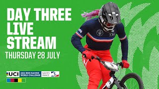 LIVE  Day Three BMX Racing Challenge Event  2022 UCI BMX Racing World Championships [upl. by Dduj309]