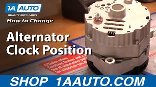 How To Change Alternator Clock Position or Degree [upl. by Basir994]