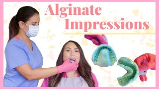 ALGINATE IMPRESSIONS  How to take impressions for whitening trays [upl. by Ikkaj]