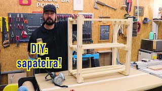 DIY Sapateira entrada de casa [upl. by Asiulairam437]