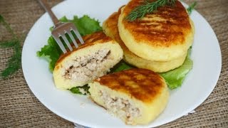 Зразы картофельные с мясом [upl. by Shalne]