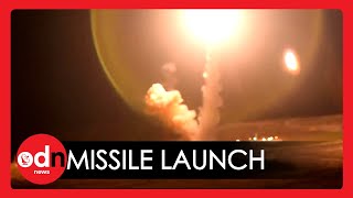 US Military Tests Minuteman III Intercontinental Ballistic Missile [upl. by Nattie]