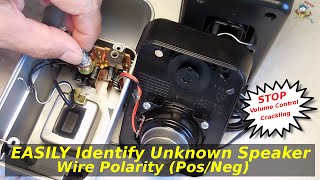 How To Easily Identify Speaker Wire PolarityPositive amp Negative [upl. by Yesiad]