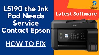 Epson L5190 the Ink Pad Needs Service Contact Epson January 2024 [upl. by Tedmann358]