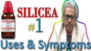 Homeopathy Medicine SILICEA Part 1 in Hindi  Uses amp Symptoms by Dr P S Tiwari [upl. by Dasha]