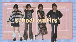 22 SCHOOL OUTFIT IDEAS to look cooler than ur classmates ☆ funkyfitz [upl. by Nylrac]