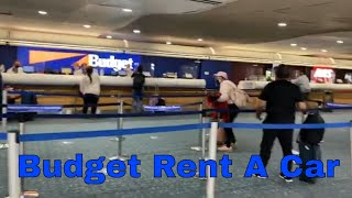 Pandemic Travel  Budget Rental Car at Orlando Airport  February 2021 [upl. by Irtimd984]