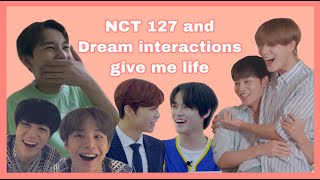 nct 127 and dream interactions that added ten years to my life [upl. by Htidirrem541]