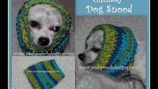 Crochet Dog Snood For Any Size Dog [upl. by Kenaz]