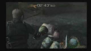 Resident Evil 4 Krauser Boss Fight Walkthrough knife only [upl. by Erdnoed602]