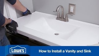 How To Install a Bathroom Vanity [upl. by Finnie169]