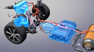 How Fuel Cell Vehicles Work – CES 2015 [upl. by Aelahc]