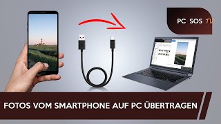 Fotos vom Smartphone auf PC übertragen  PC SOS TV [upl. by Aliuqahs]