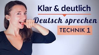 1 KLAR UND DEUTLICH SPRECHEN  Richtig Deutsch sprechen  Aussprache Übungen  Sprechtraining [upl. by Yerdua]