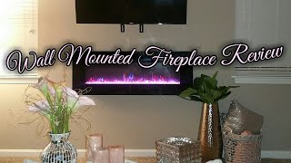 Unboxing amp Installing • Wall Mounted Fireplace [upl. by Norret373]