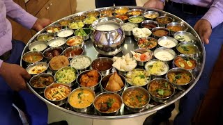 India’s Biggest Veg Thali  14 KG BHIM Thali Platter with 54 items  Indian Street Food [upl. by Searcy414]