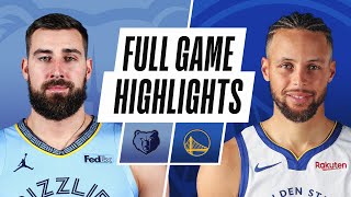 GRIZZLIES at WARRIORS  FULL GAME HIGHLIGHTS  May 16 2021 [upl. by Marlow]