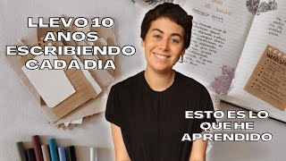 como empezar a escribir cada dia ha cambiado mi vida  diario escritura terapeutica emocional [upl. by Lapides]