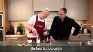 How to make a hot chocolate using an aerolatte milk frother [upl. by Rock]