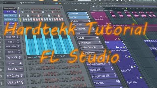 Hardtekk Tutorial  FL STUDIO  Deutsch [upl. by Airamana]