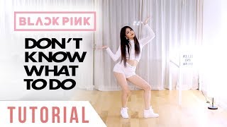 BLACKPINK  ‘Don’t Know What To Do’ Dance Tutorial Explanation  Mirrored  Ellen and Brian [upl. by Ezaria757]