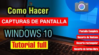 Cómo hacer una Captura de Pantalla en pc Windows 10 [upl. by Colas105]