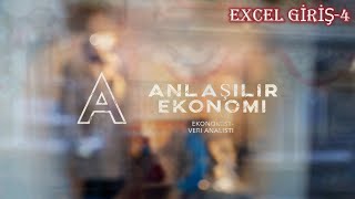 Anlaşılır Ekonomi Excel Giriş4 Koşullu BiçimlendirmeTablo BiçimiStiller [upl. by Fitting]